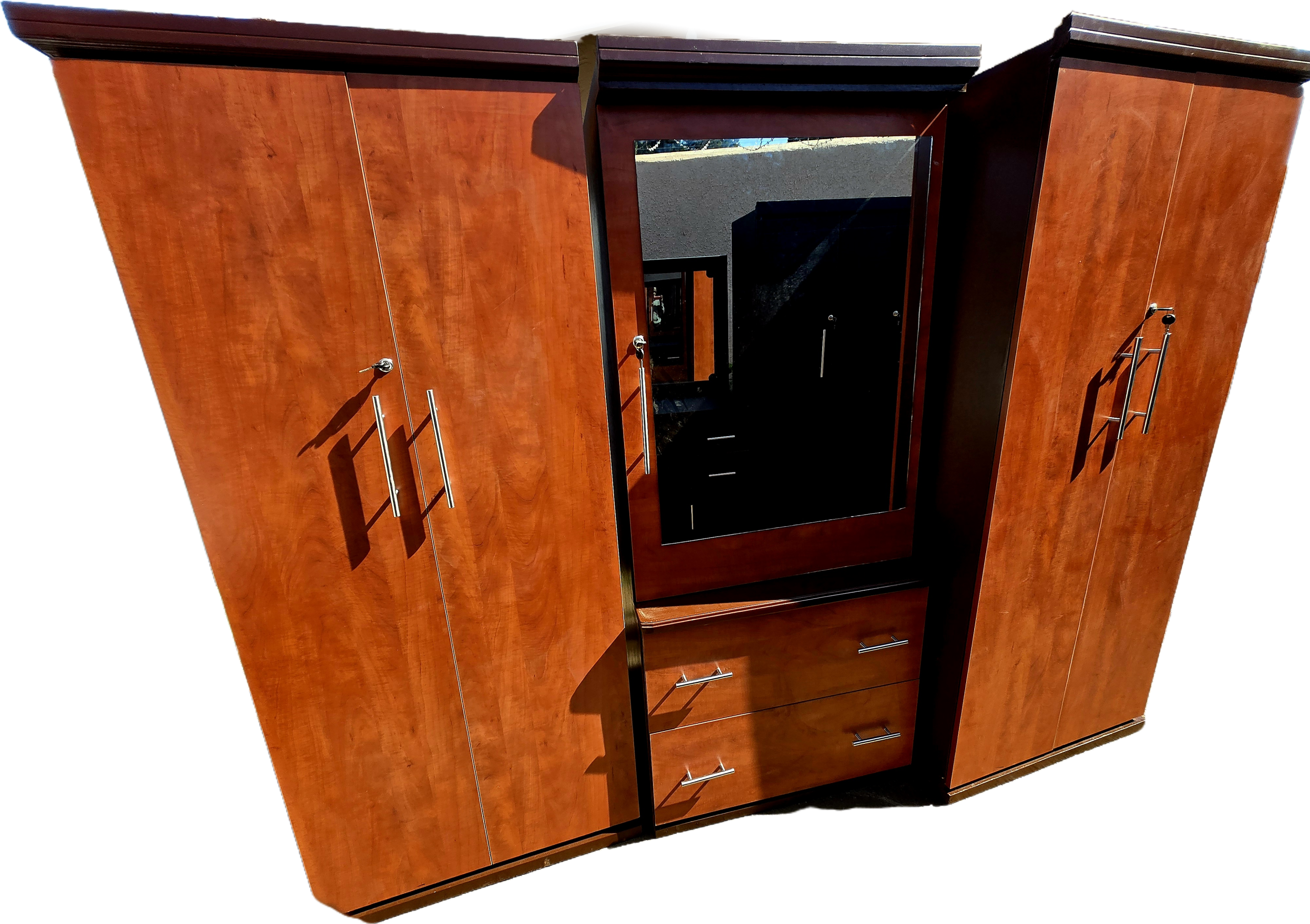 3 Piece Melamine Wardrobes - Image 3