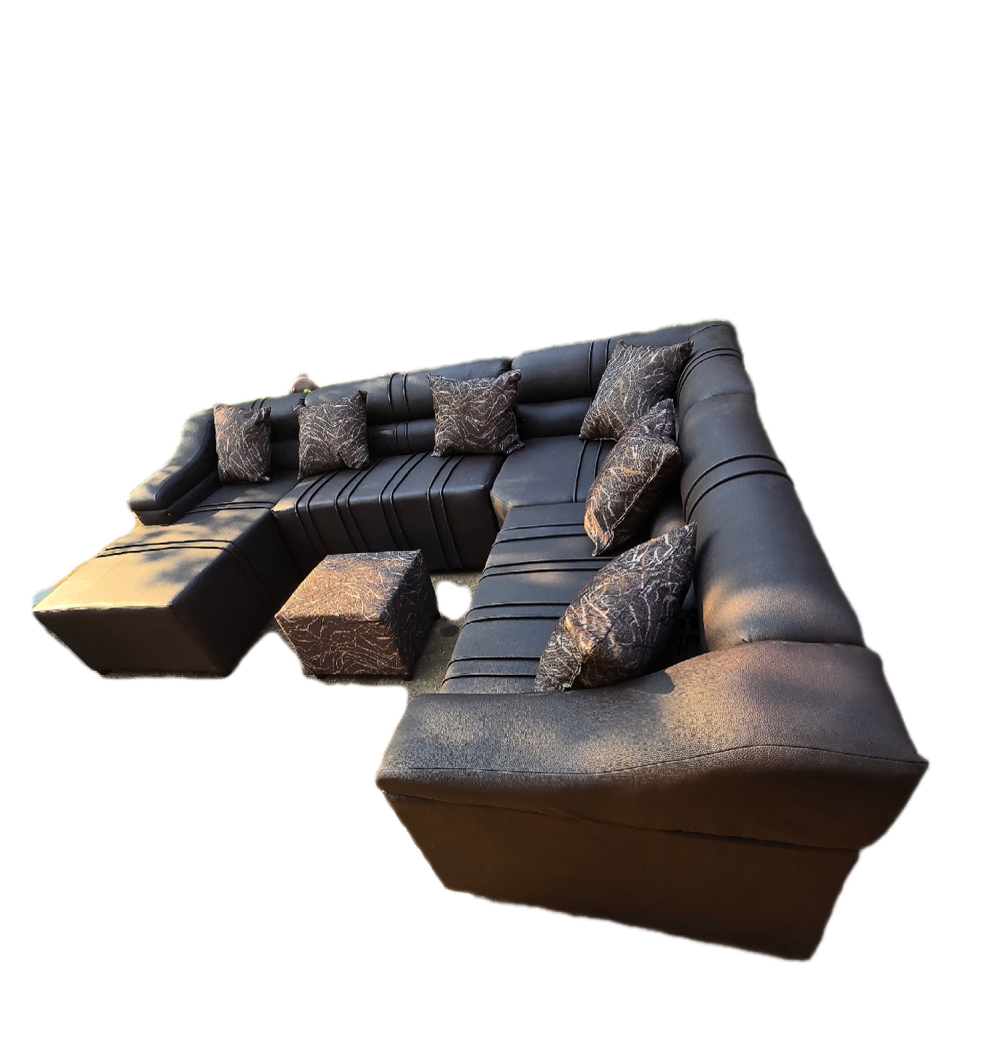 Drifter U shape Bonded Leather Sofa - Image 2