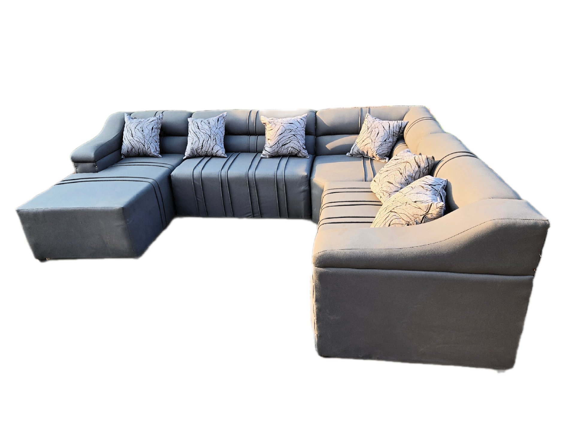 Drifter U shape Bonded Leather Sofa