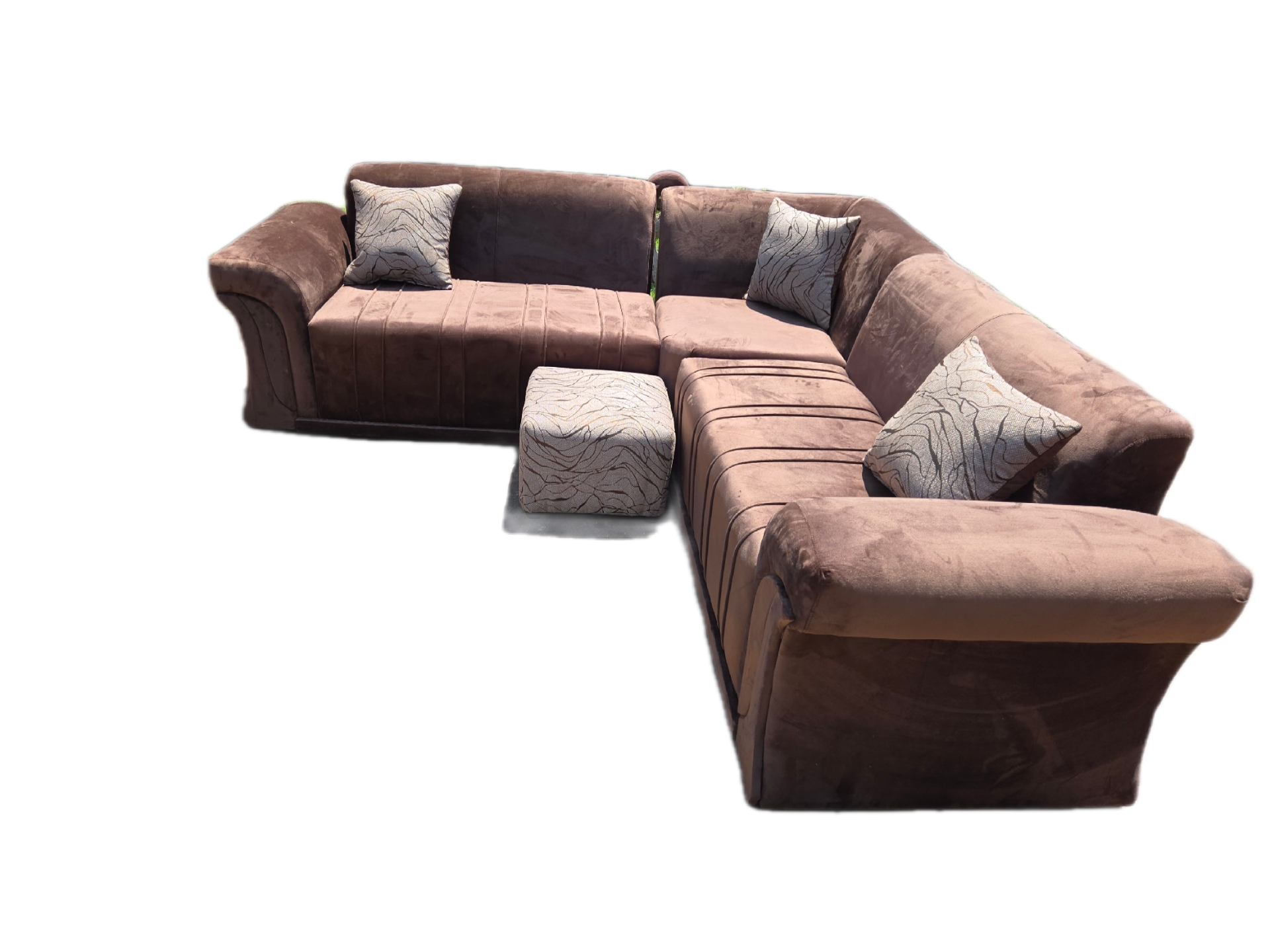 Executive Small L Shape Material Sofa - Image 5