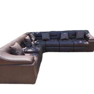 St Theresa Large L Shape Bonded Leather Sofa