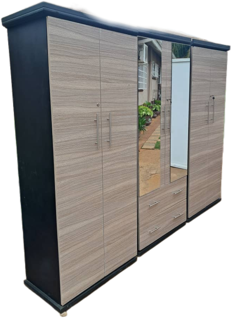 3 Piece Melamine Wardrobe - Image 2