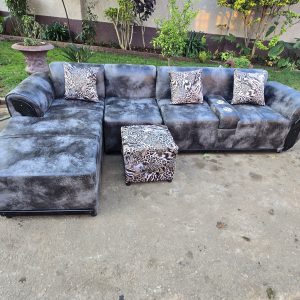 20250828_171934 Small L Shape buffalo Material Sofa