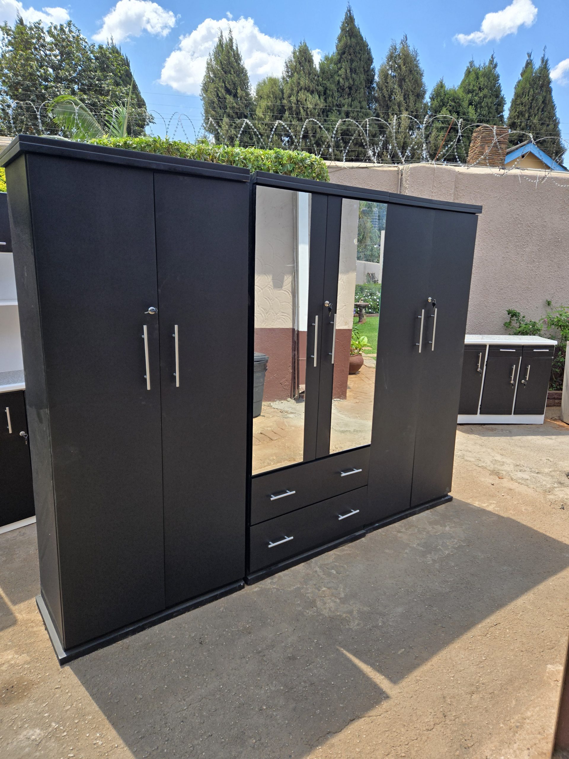 3 Piece Wardrobe superwood - Image 2