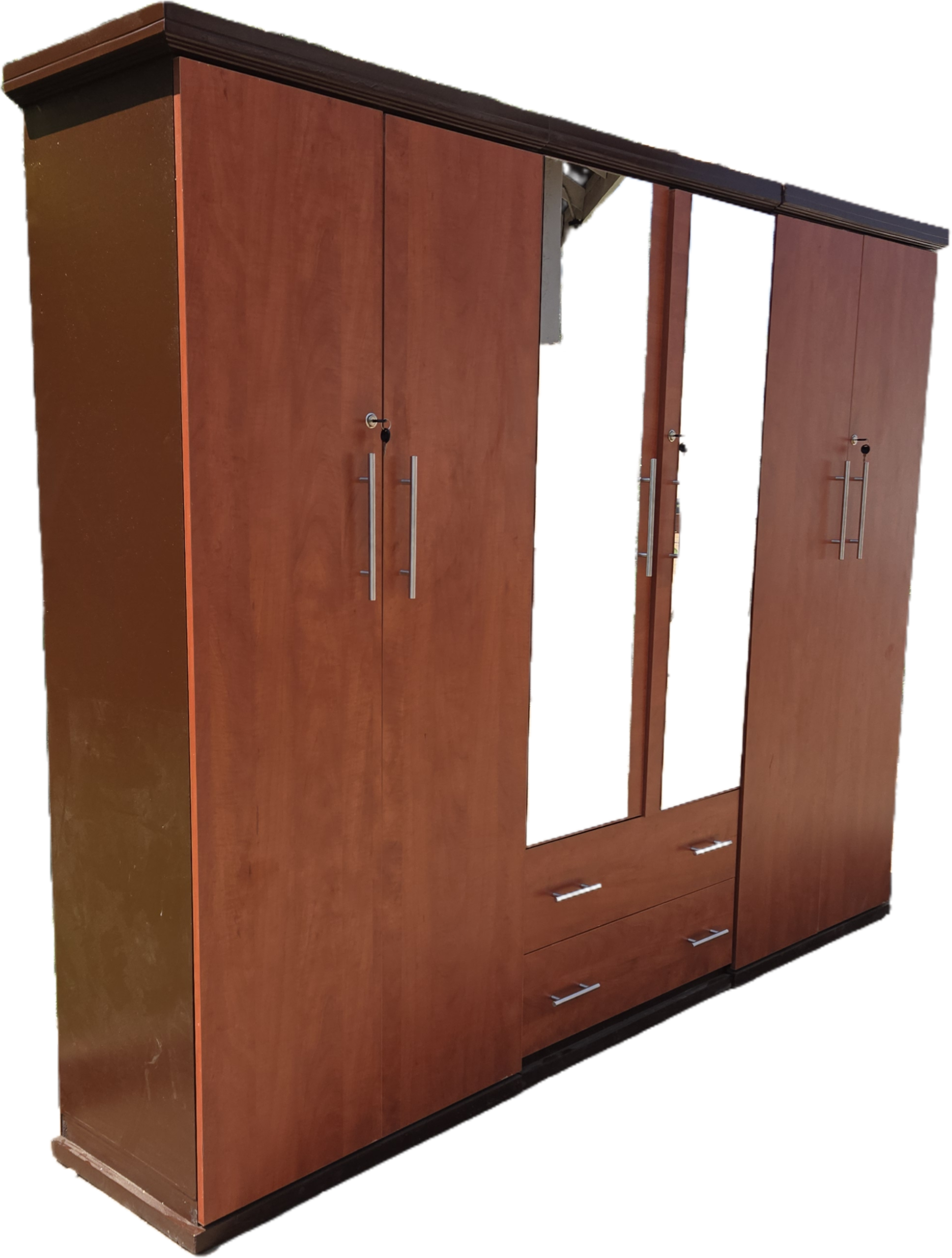 3 Piece Melamine Wardrobe