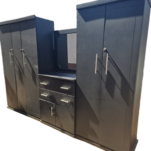 3 Piece 7 Door Wardrobe superwood