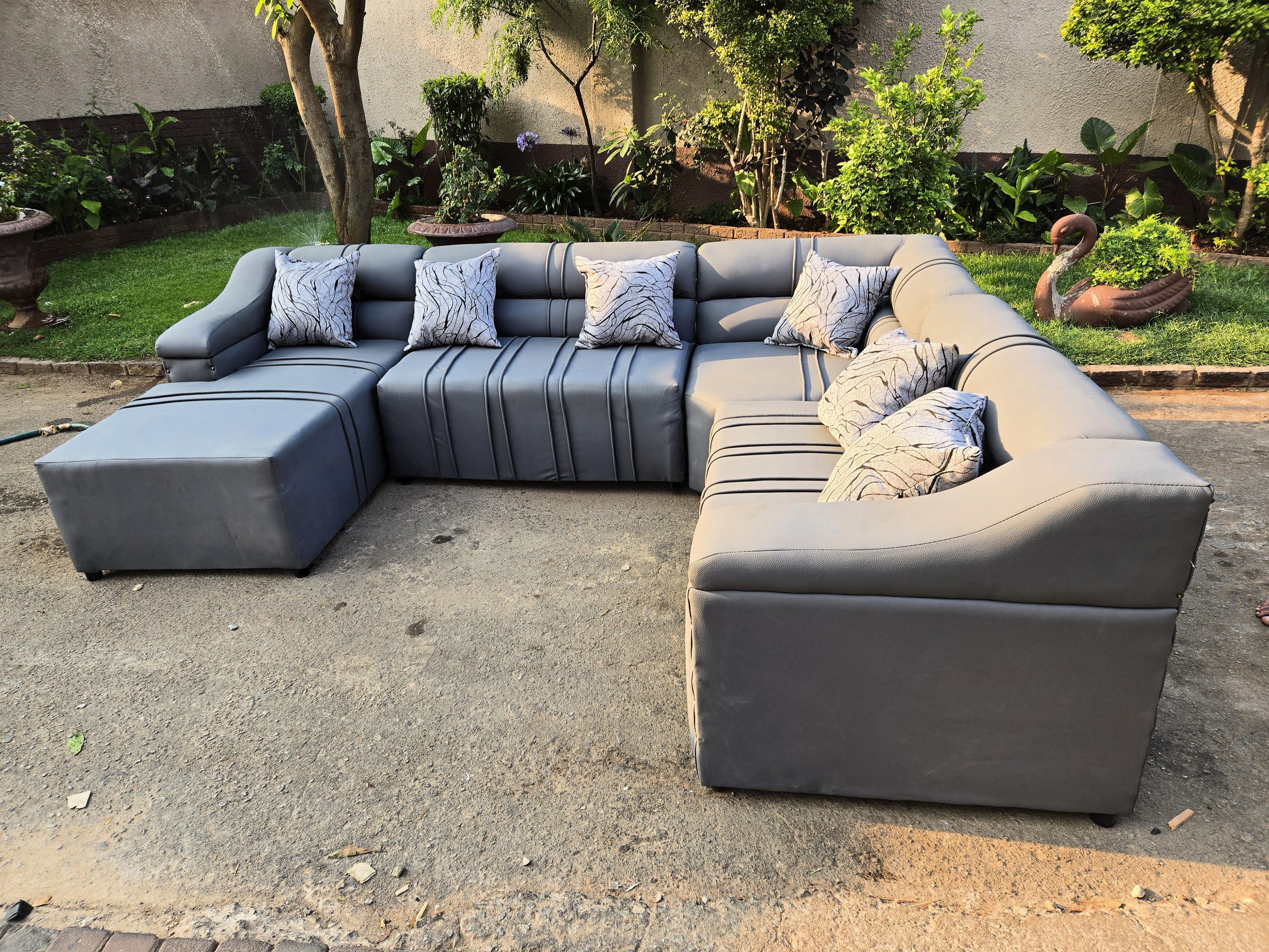 Drifter U shape Bonded Leather Sofa