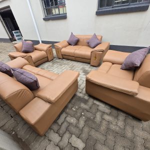 Christine Bonded Leather Sofa