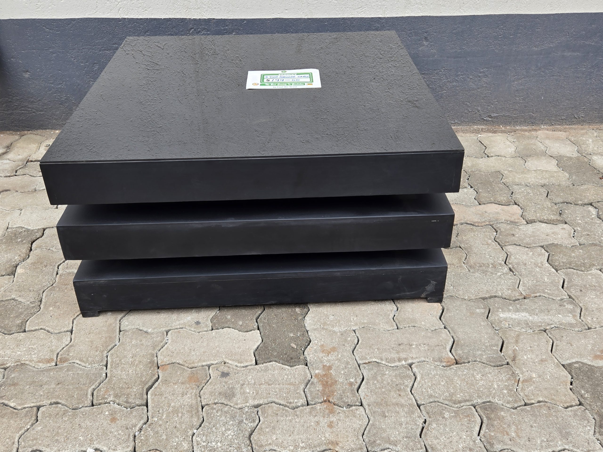 3tier Square Coffee Table - Image 4