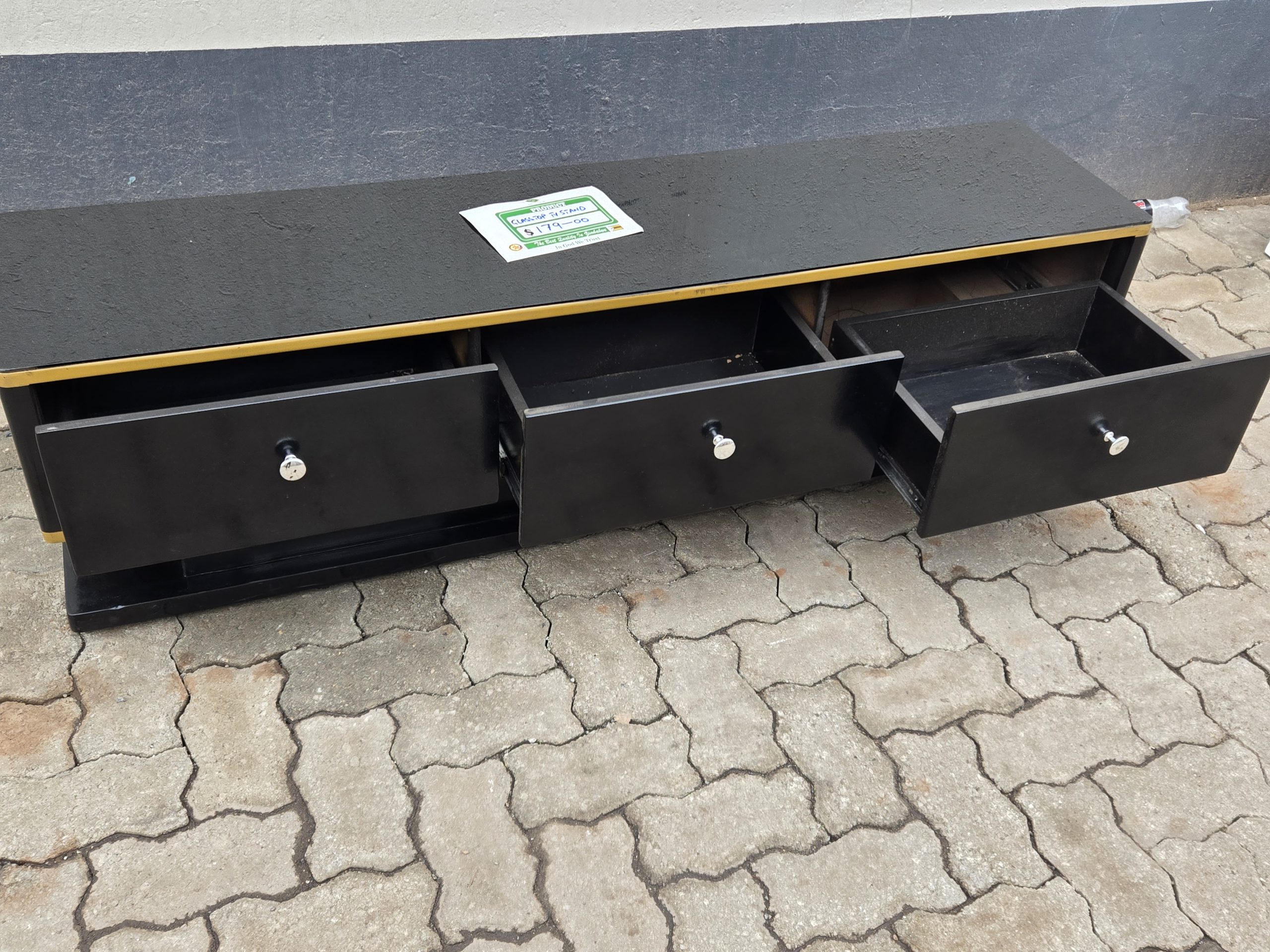 Glass top TV Stand - Image 3