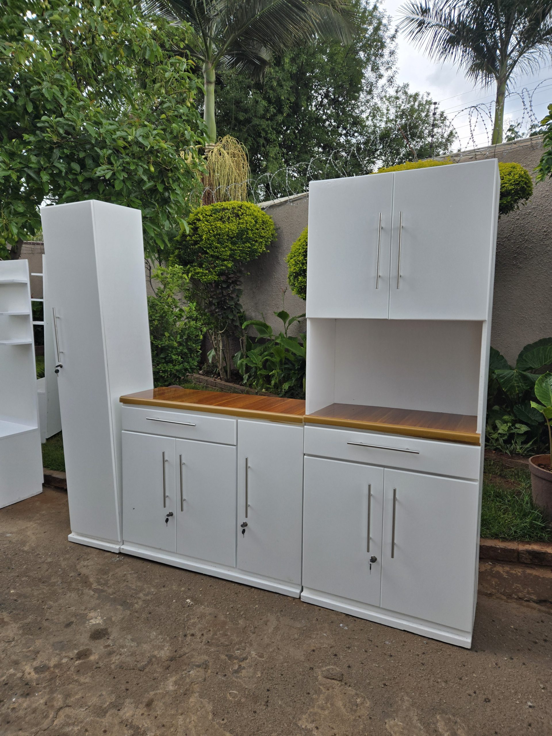 3 Piece Single Pantry Superwood Kitchen Unit - Image 6