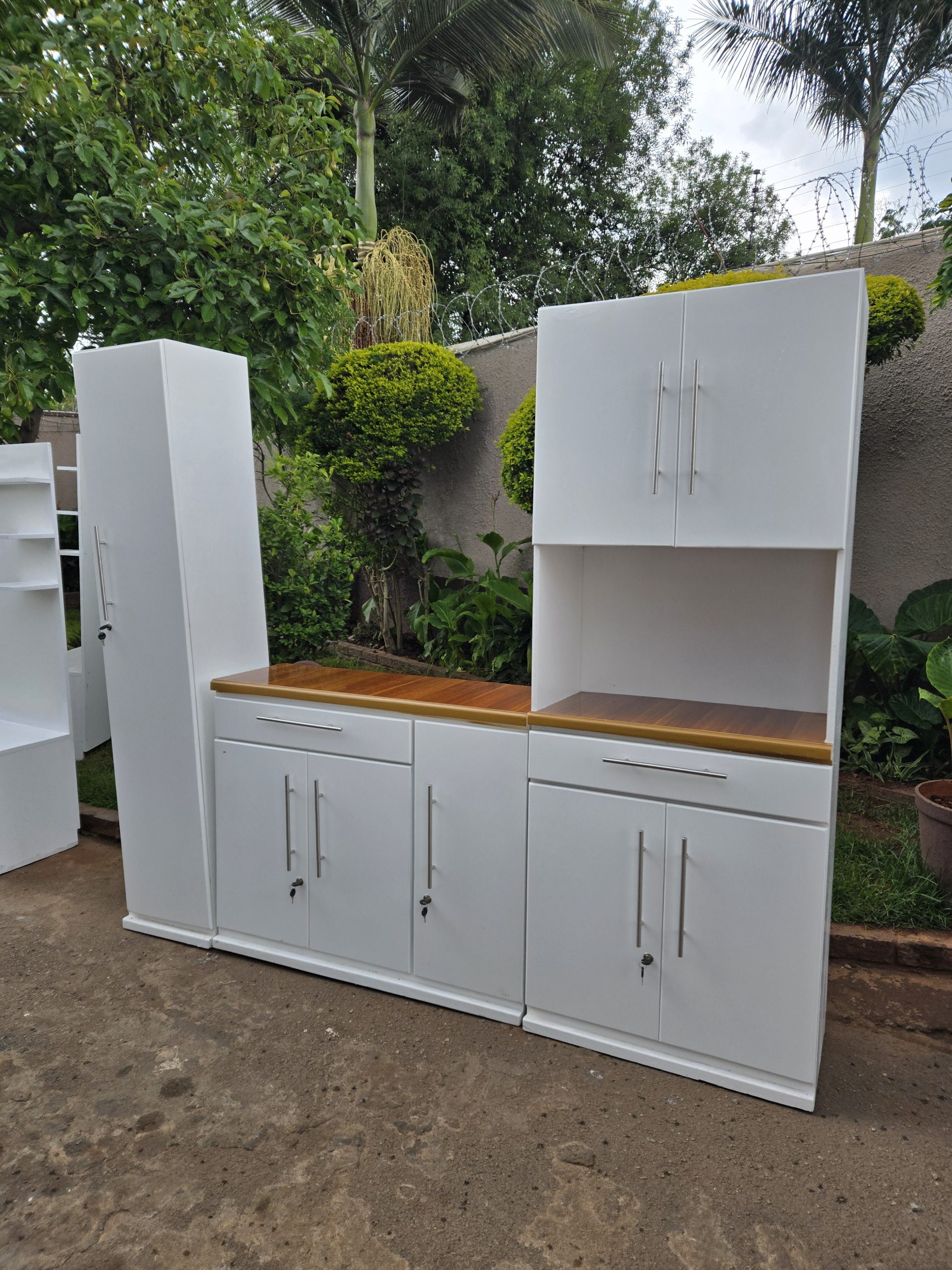 3 Piece Single Pantry Superwood Kitchen Unit - Image 5