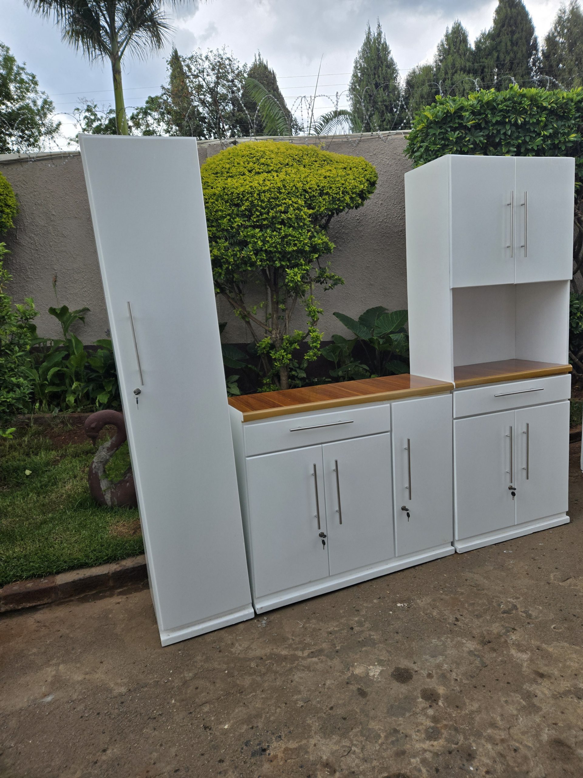 3 Piece Single Pantry Superwood Kitchen Unit - Image 7