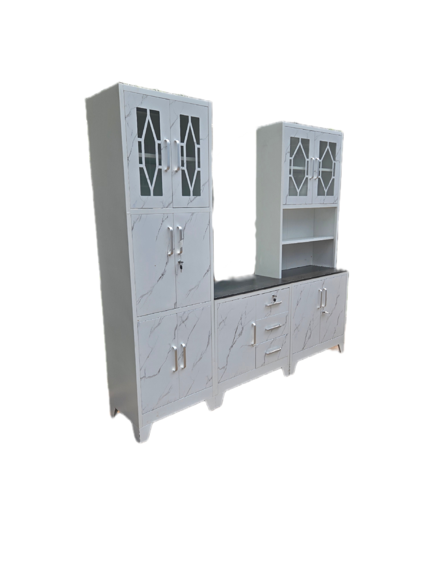 3 Piece Double Pantry Kitchen Unit - Image 6