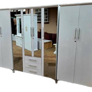 3 Piece 8 Door Wardrobe superwood