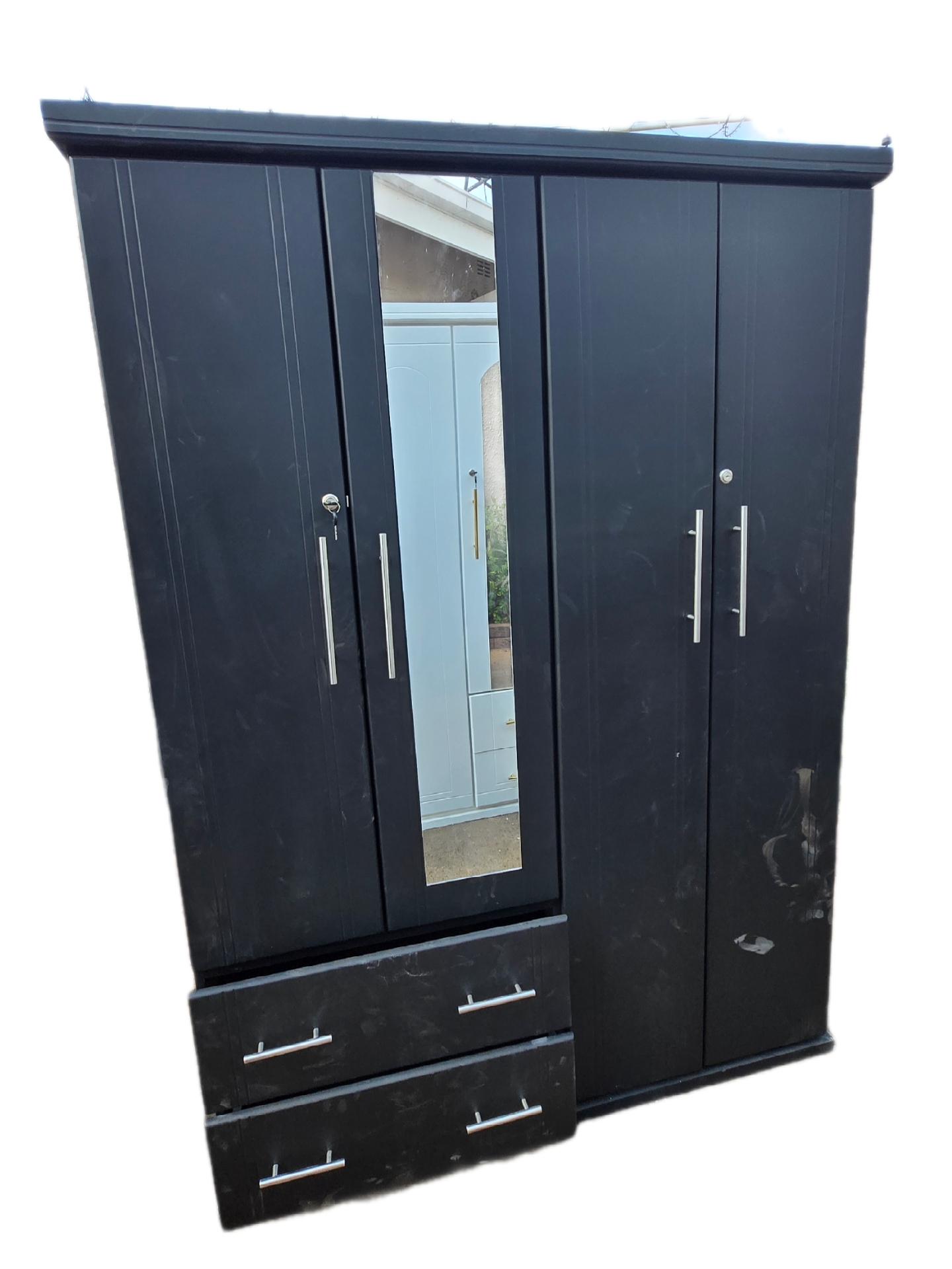 4 Door Wardrobe superwood - Image 3