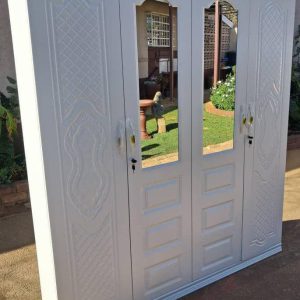 4 Door  Metal Wardrobe