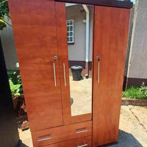 3 Door Melamine Wardrobe
