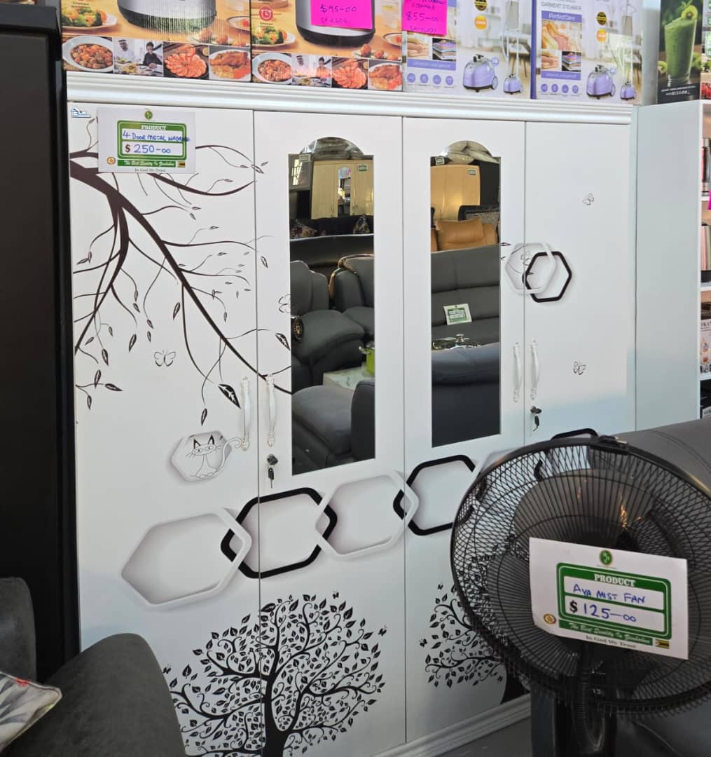 4 Door Metal Wardrobe - Image 2