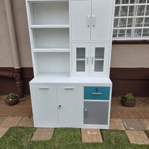 3 Door Metal Kitchen Unit